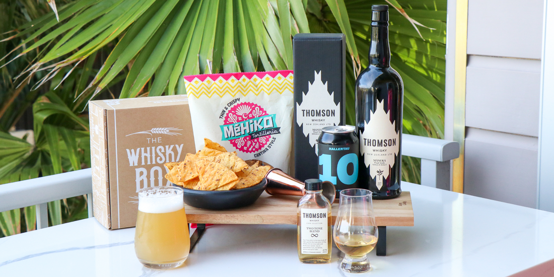 The Whisky Box May 2025 - Thomson Mānuka Smoked Single Malt Whisky
